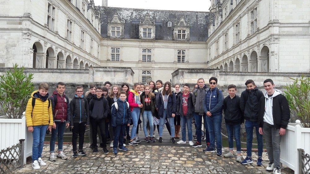 Les Classes de 5e ont visité le château et les jardins de Villandry