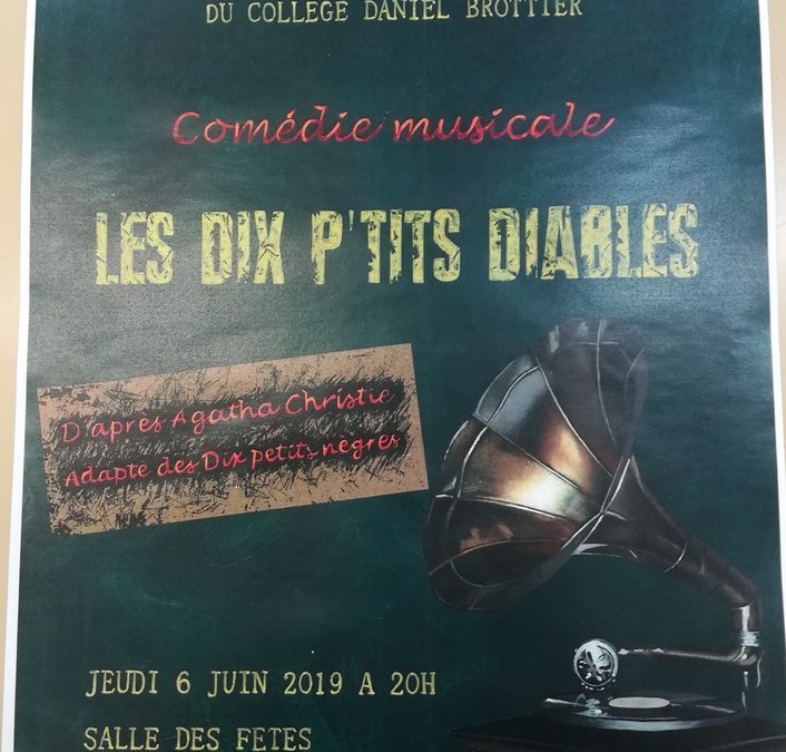 Les 10 p’tits diables : une belle prestation pour nos collégiens chanteurs et comédiens